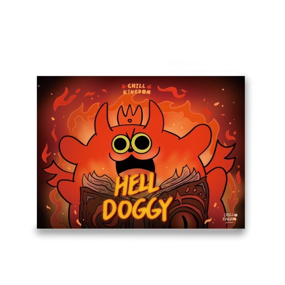 CHILL KINGDOM 明信片－地獄狗狗