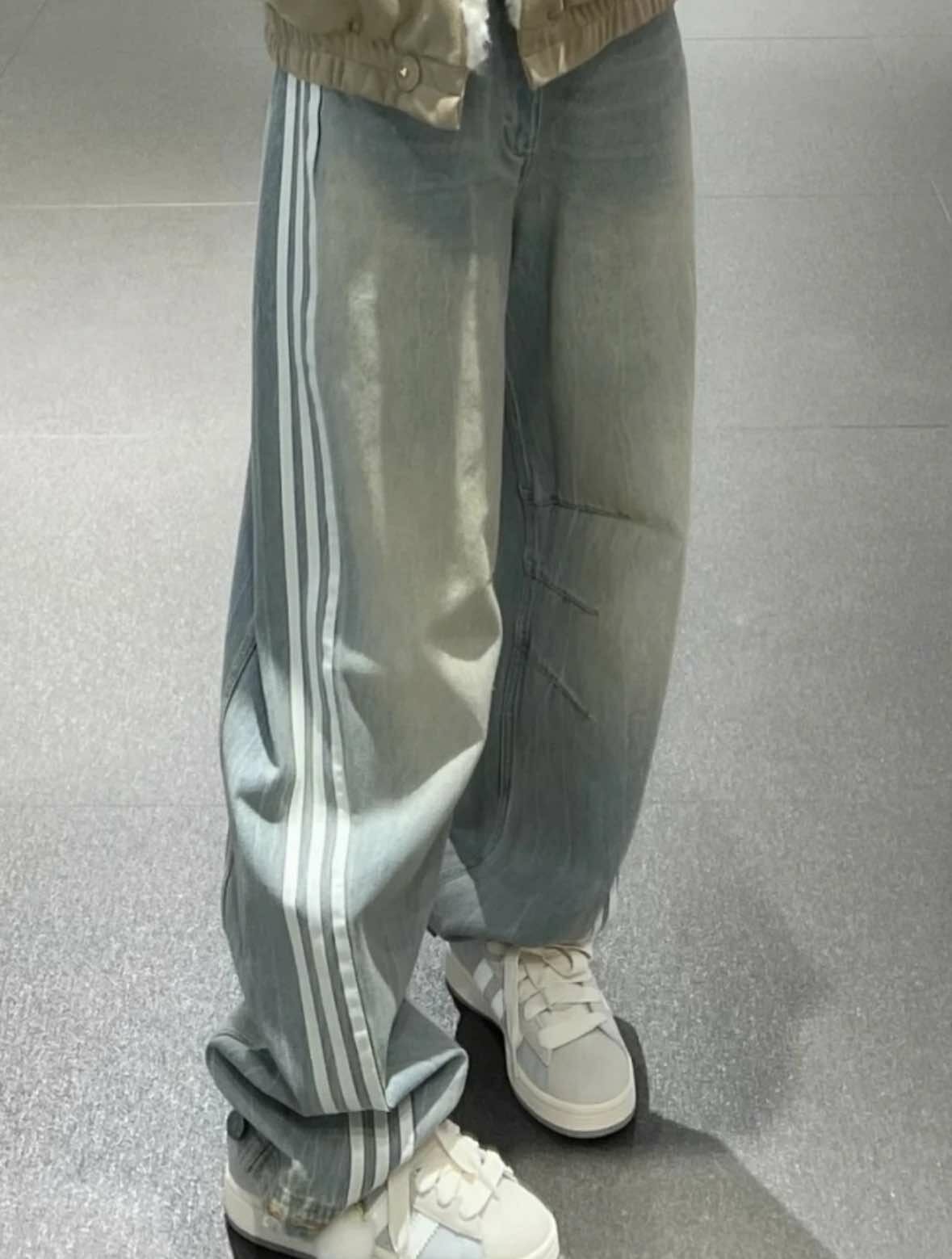 【現貨/預購】Adidas ADILENIUM SEASON 3  牛仔褲 香蕉褲 彎刀褲 JX9212