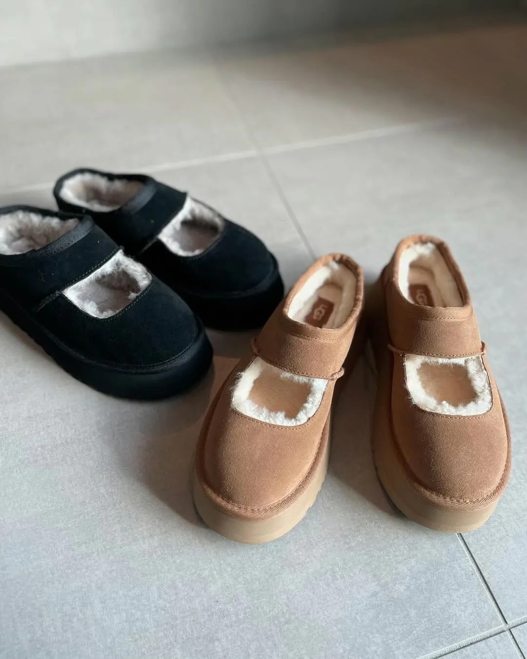 【UGG BAE MARY JANE】 瑪麗珍鞋 瑪莉珍 懶人鞋 涼鞋 絨毛保暖 女鞋