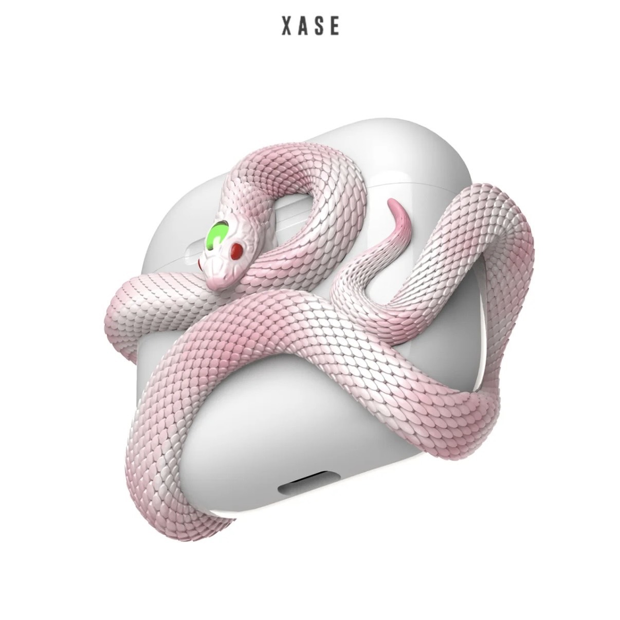 AirPods 蛇行鱗潛造型耳機殼