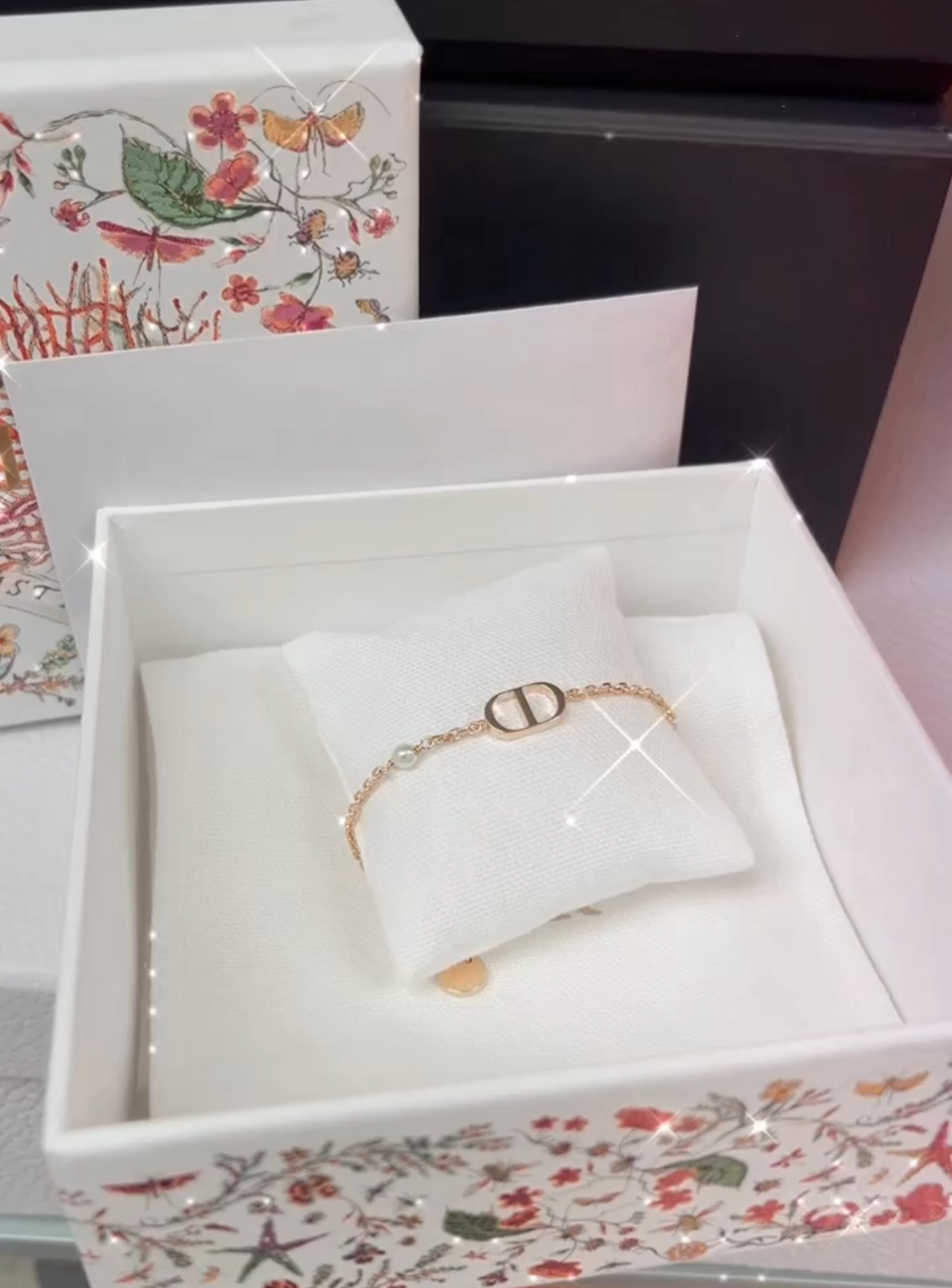 Dior petit CD bracelet pearl