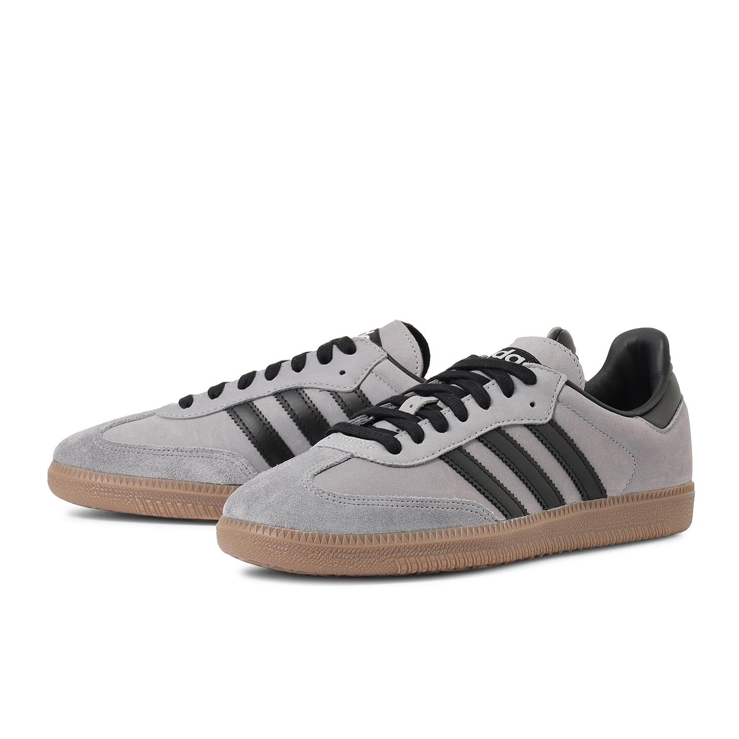 預購┃adidas SAMBA OG 灰色 麂皮 黑線