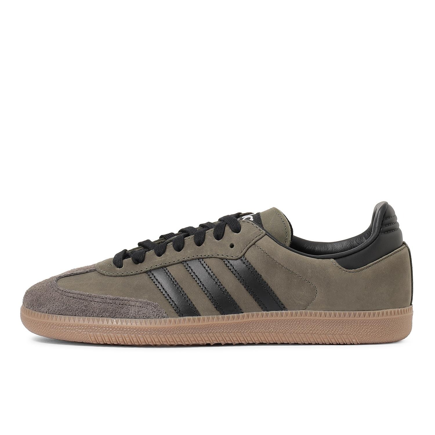 預購┃adidas SAMBA OG 軍綠色 麂皮 黑線