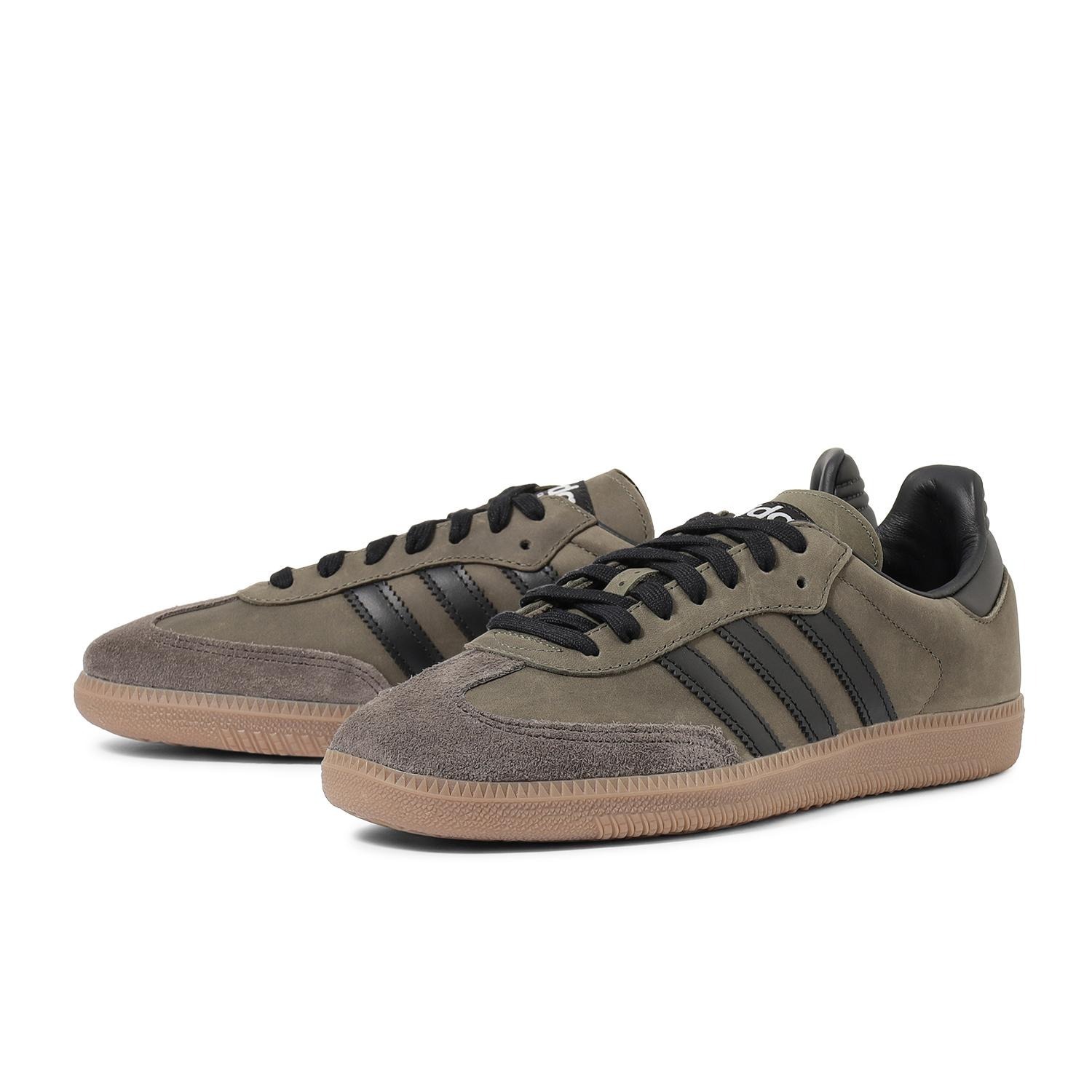 預購┃adidas SAMBA OG 軍綠色 麂皮 黑線