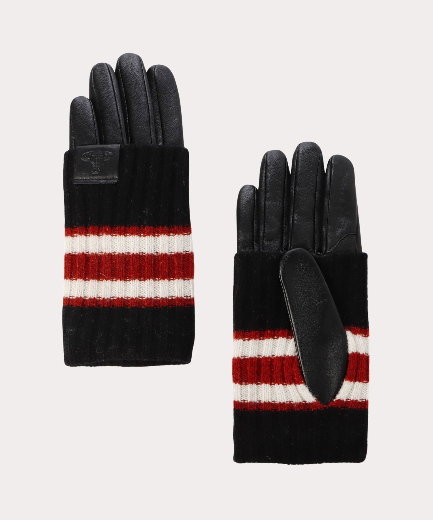 特價現貨┃Vivienne Westwood 條紋 羅紋針織袖口 手套 可觸控