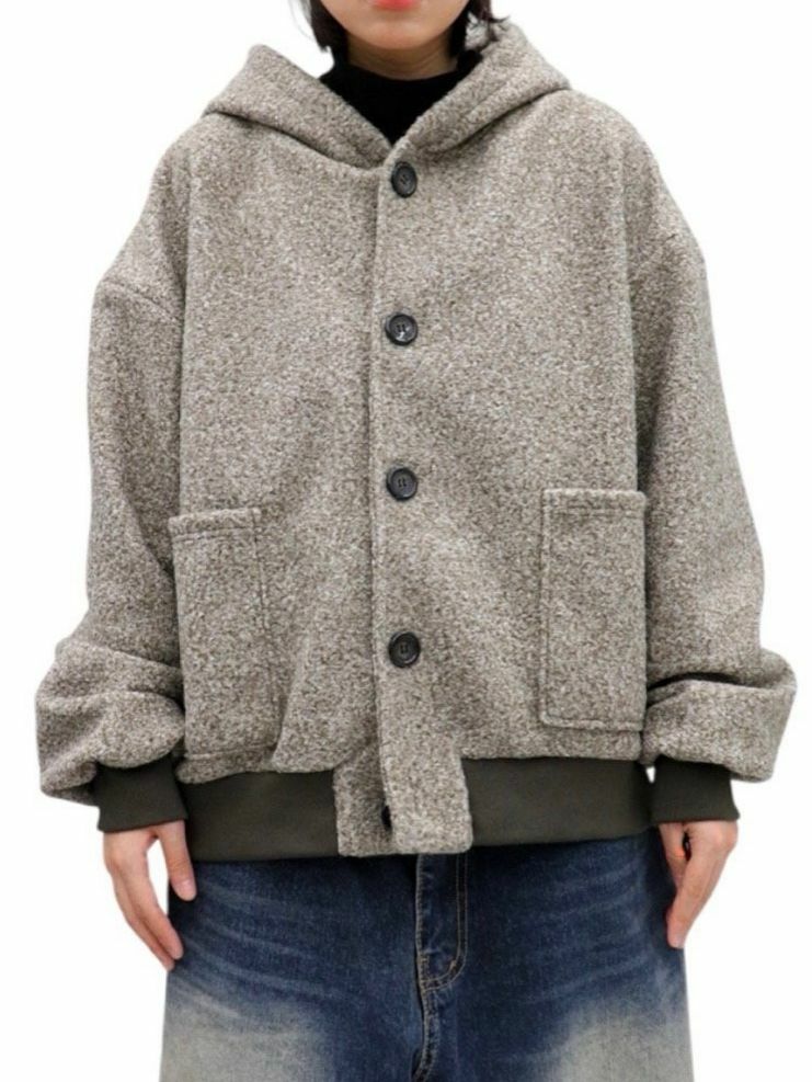 連帽開胸外套 Million-017JK