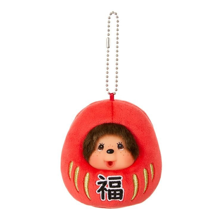 現貨┃Monchhichi 夢奇奇 達摩 娃娃 吊飾