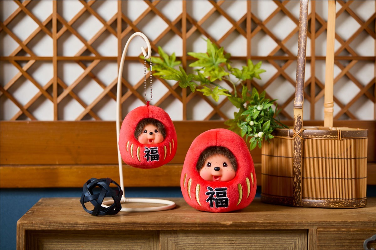 現貨┃Monchhichi 夢奇奇 達摩 娃娃 吊飾