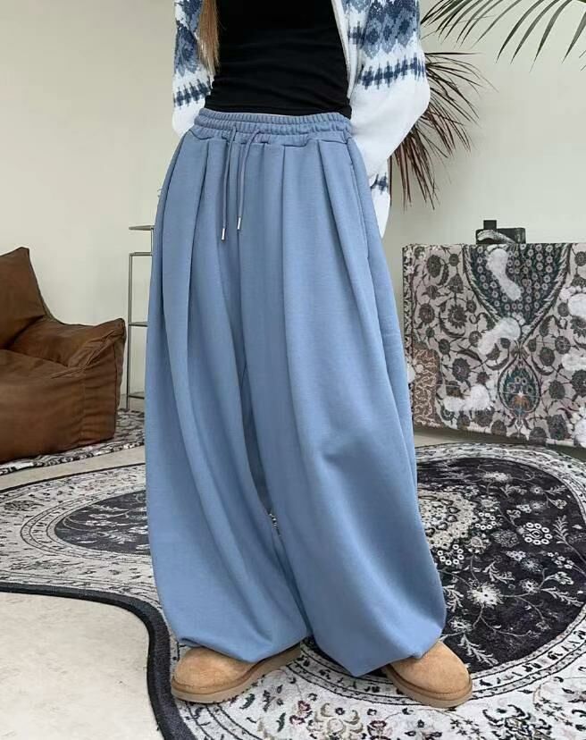 淨色鬆身運動褲 Hestory-054P