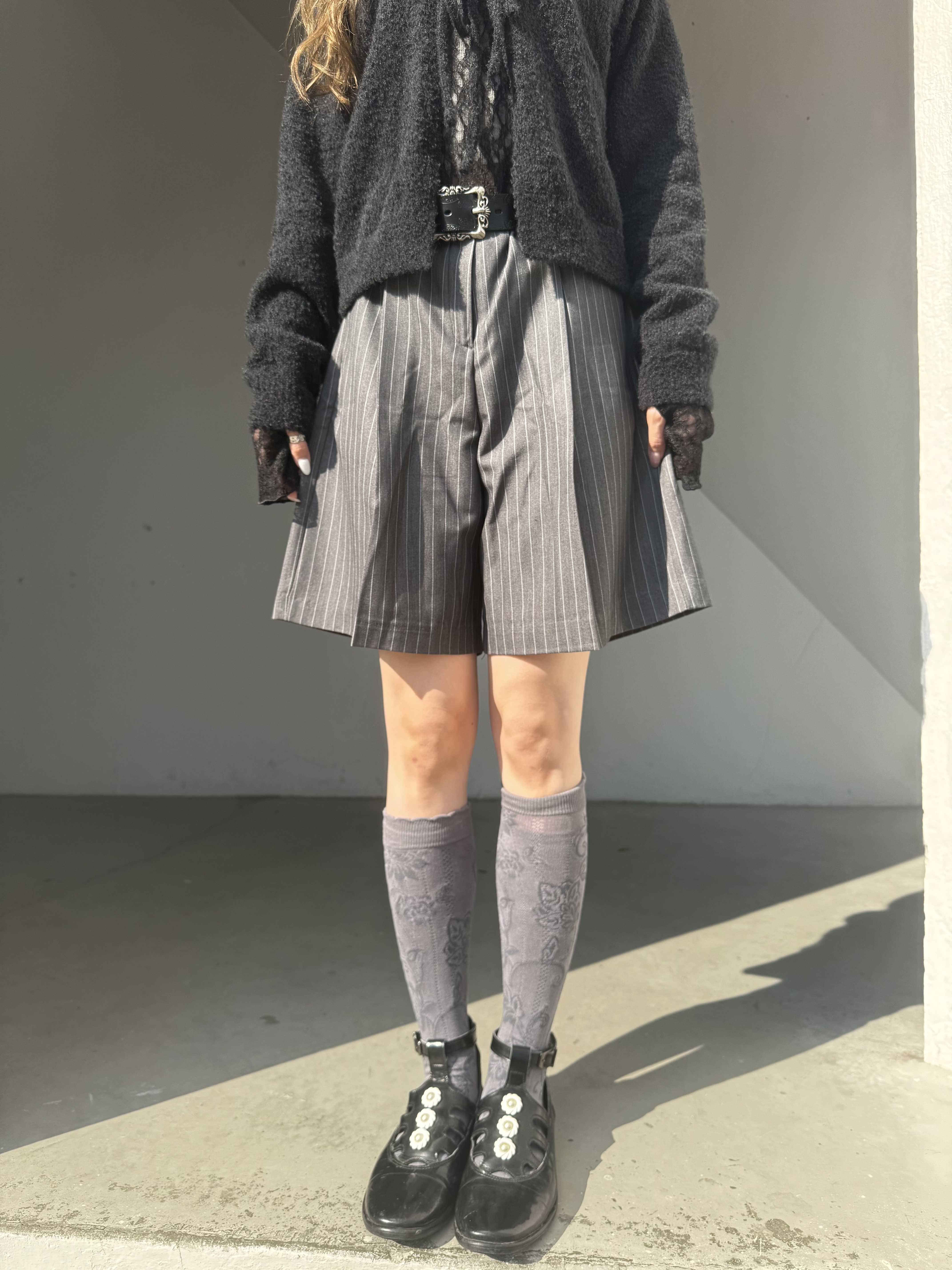 學院直間五分褲