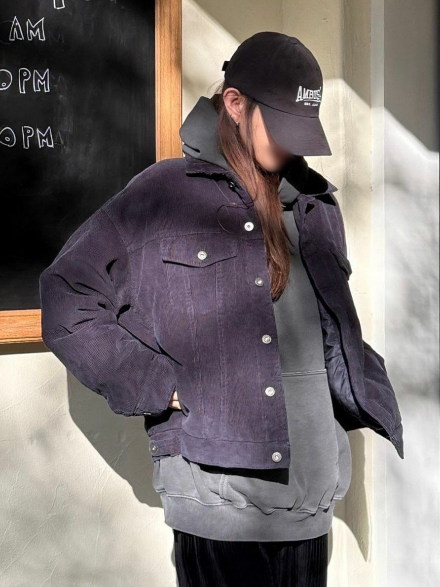 反領燈心絨開胸外套(夾棉) MOSCO-015JK