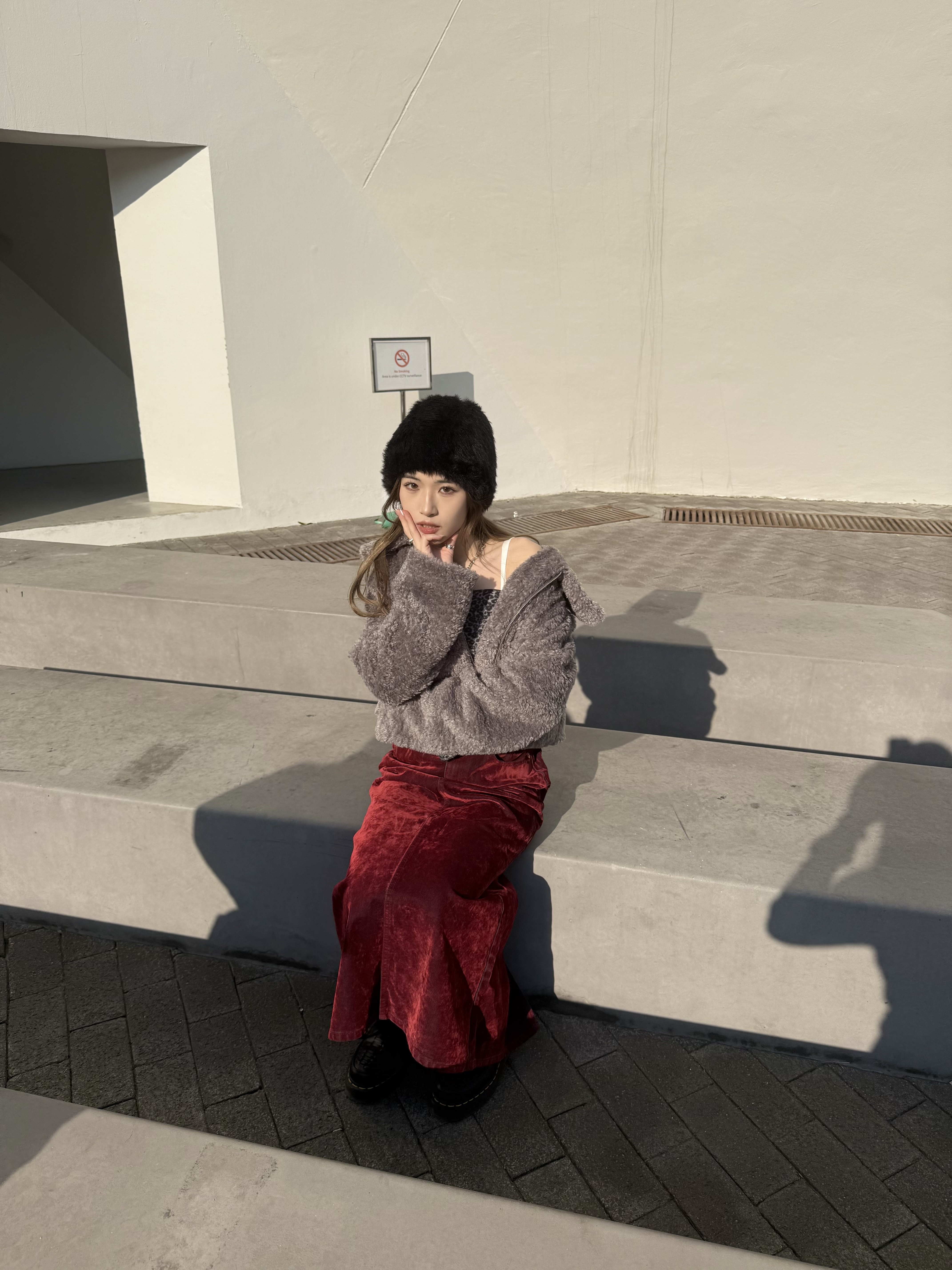 短款高貴毛毛外套