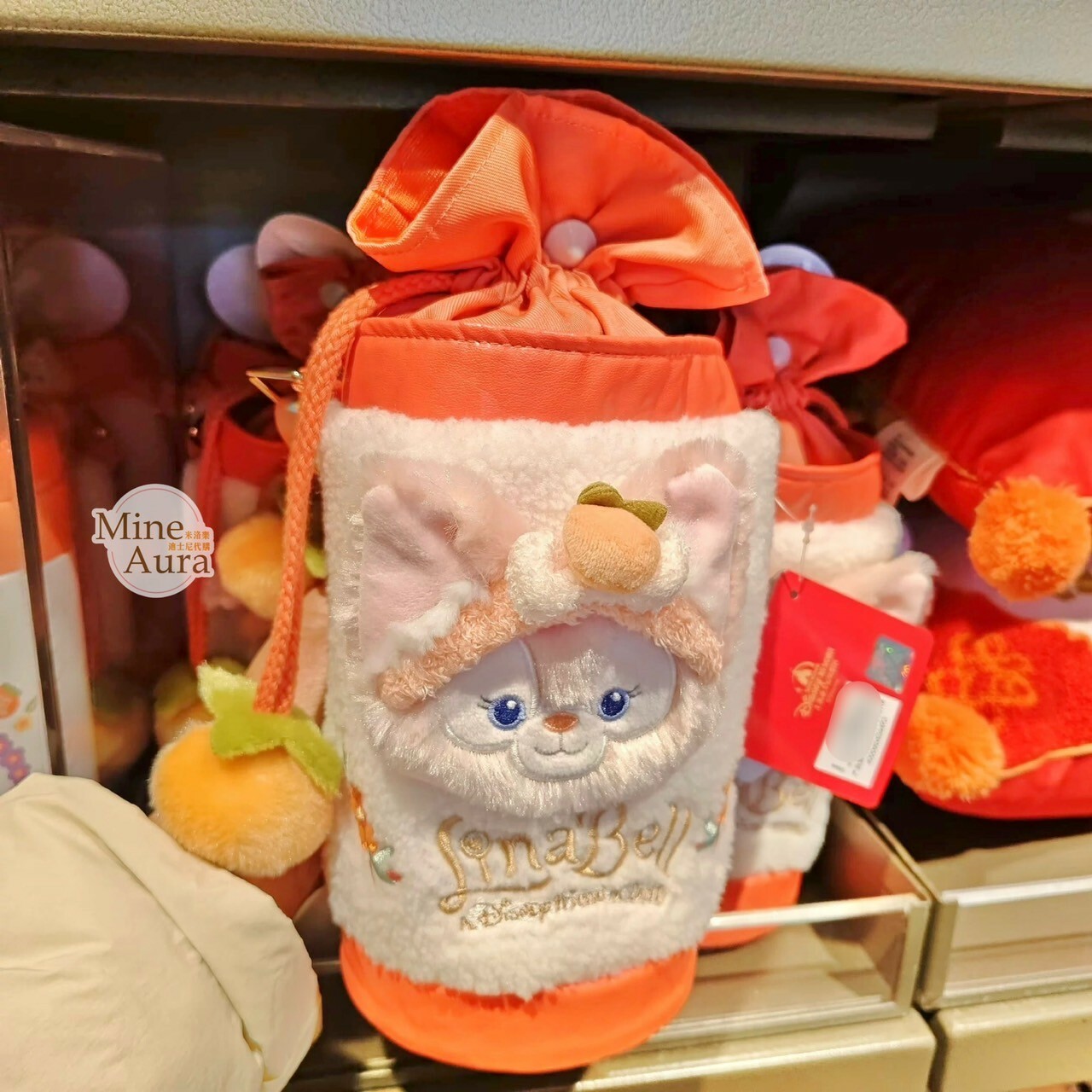 (限時特價) 2025 新春限定 達菲 Duffy 與好友們 玲娜貝兒 LinaBell 保溫瓶 水杯 + 造型杯套 -上海迪士尼樂園