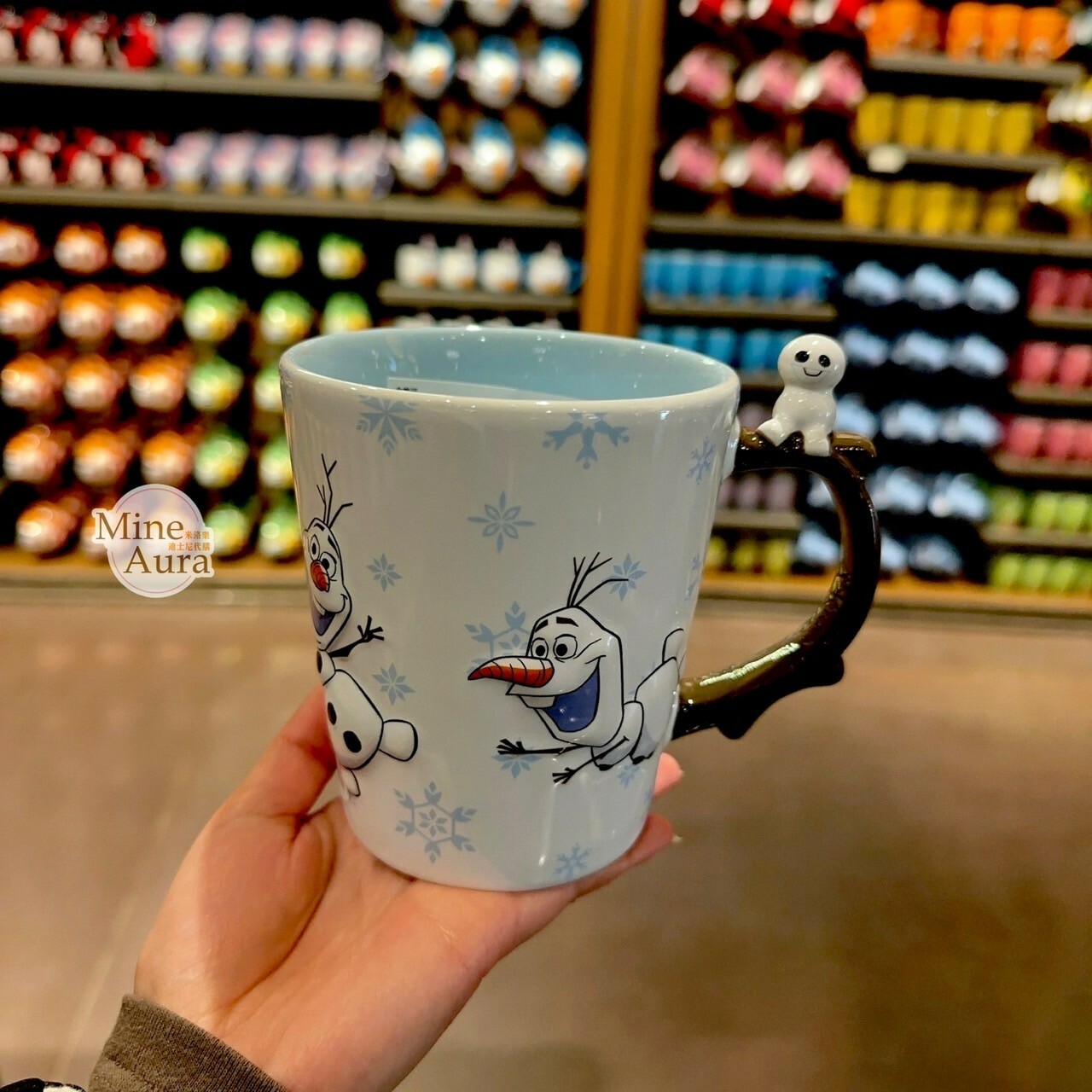雪寶 Olaf 立體 迷你小雪寶 造型 馬克杯 水杯 冰雪奇緣 Frozen -上海迪士尼樂園