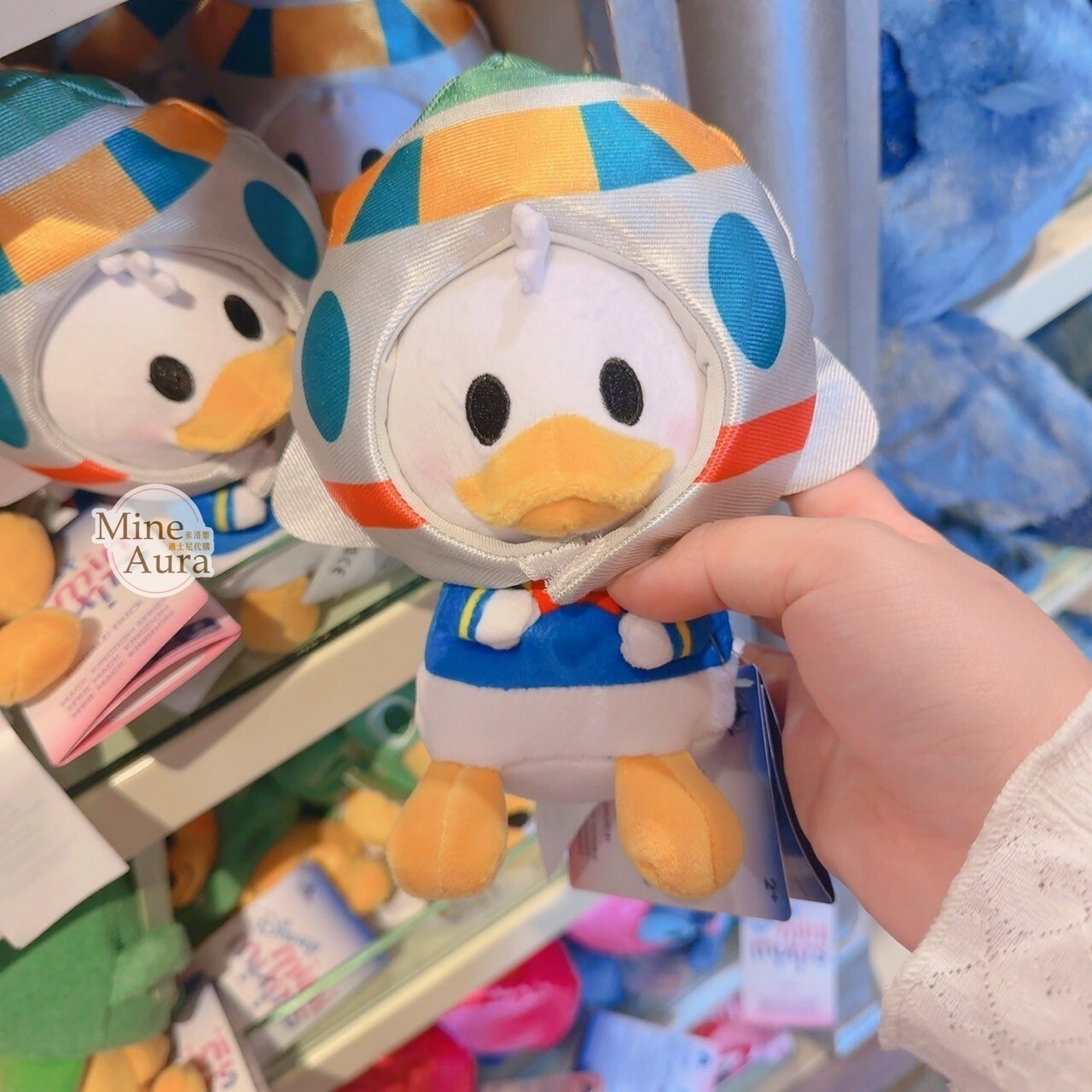 Mini Mixlts 系列 唐老鴨 Donald 可拆頭套 造型 迷你 絨毛 娃娃 玩偶 -香港迪士尼樂園