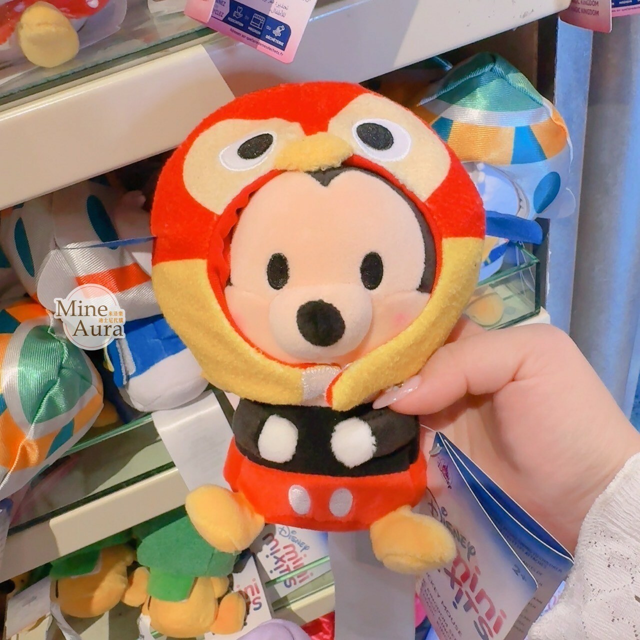 Mini Mixlts 系列 米奇 Mickey 可拆頭套 造型 迷你 絨毛 娃娃 玩偶 -香港迪士尼樂園