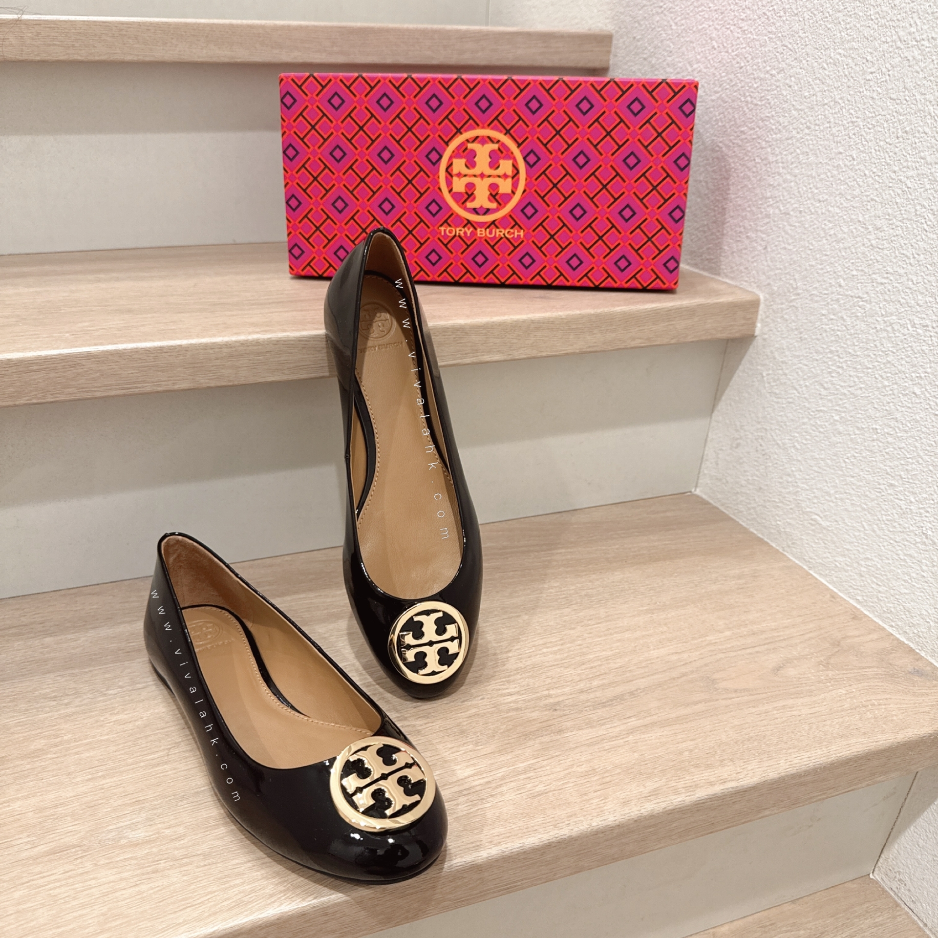 Tory Burch - Benton 2 平底鞋 (漆皮) (79144)