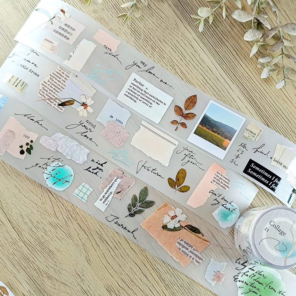 什物． Collage 11 5cm霧面PET膠帶 <整捲/分裝>