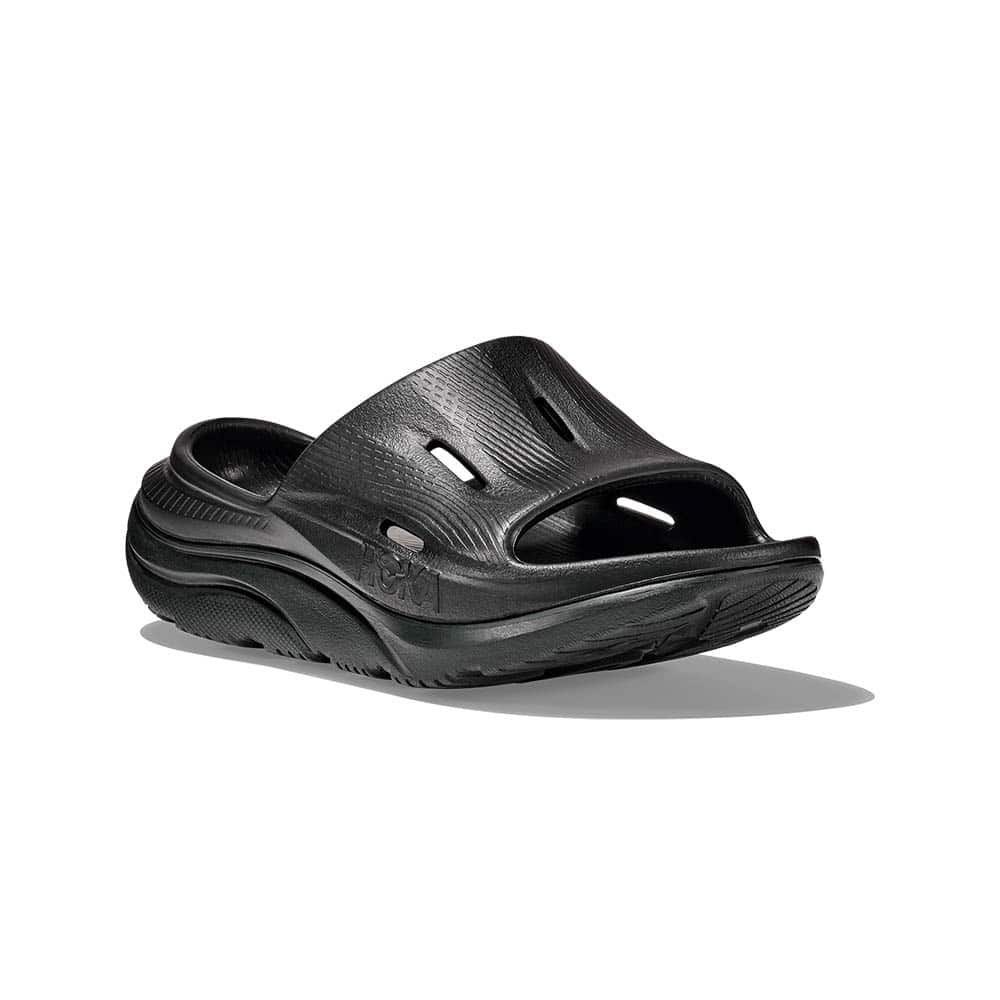 HOKA U ORA Recovery Slide 3 恢復拖鞋 黑
