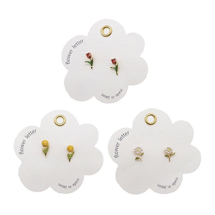 鈴蘭/瑪格麗特花/蒲公英/鬱金香耳環/頸鏈