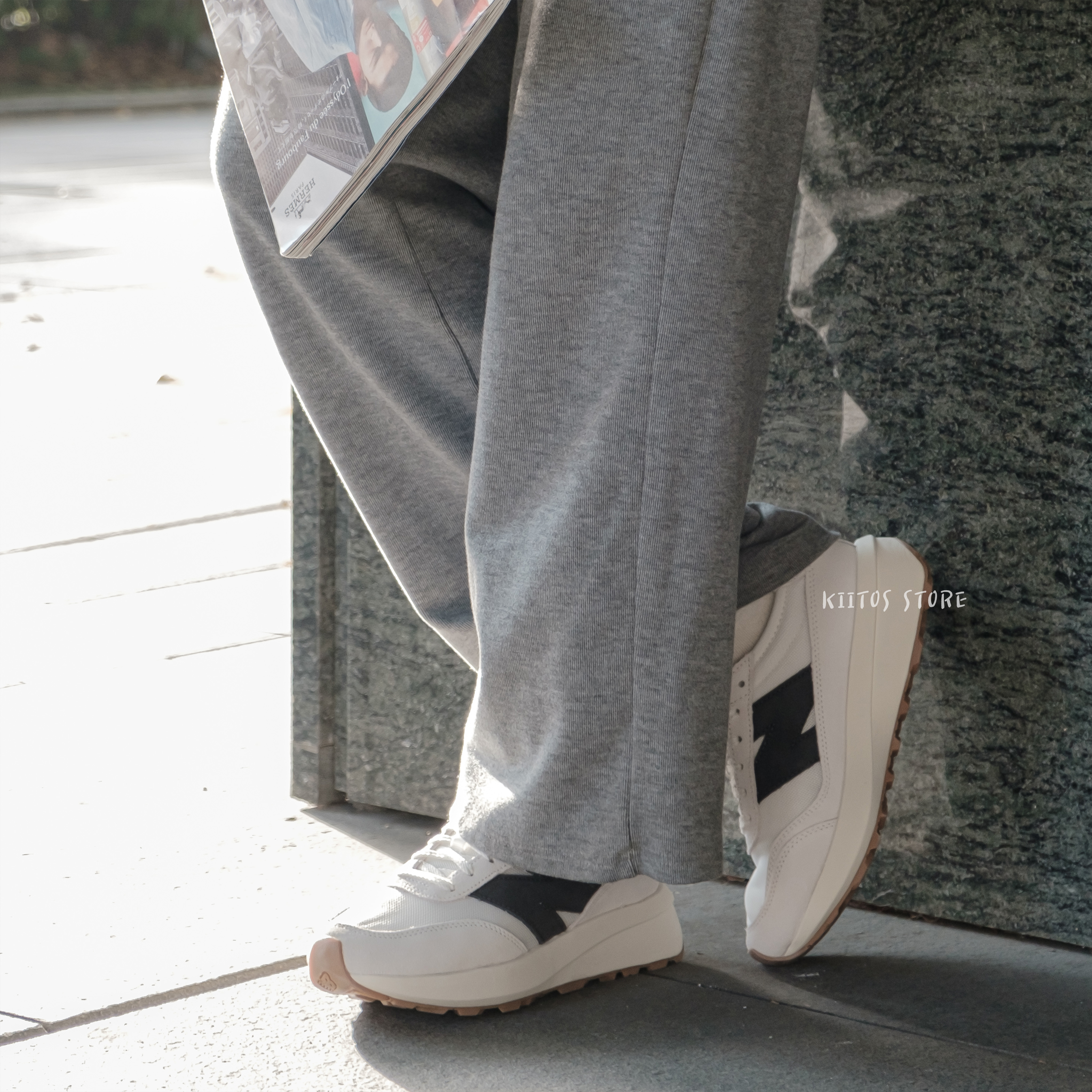 New Balance 370 休閒鞋 復古 D楦 女鞋 男鞋 白黑 U370CA
