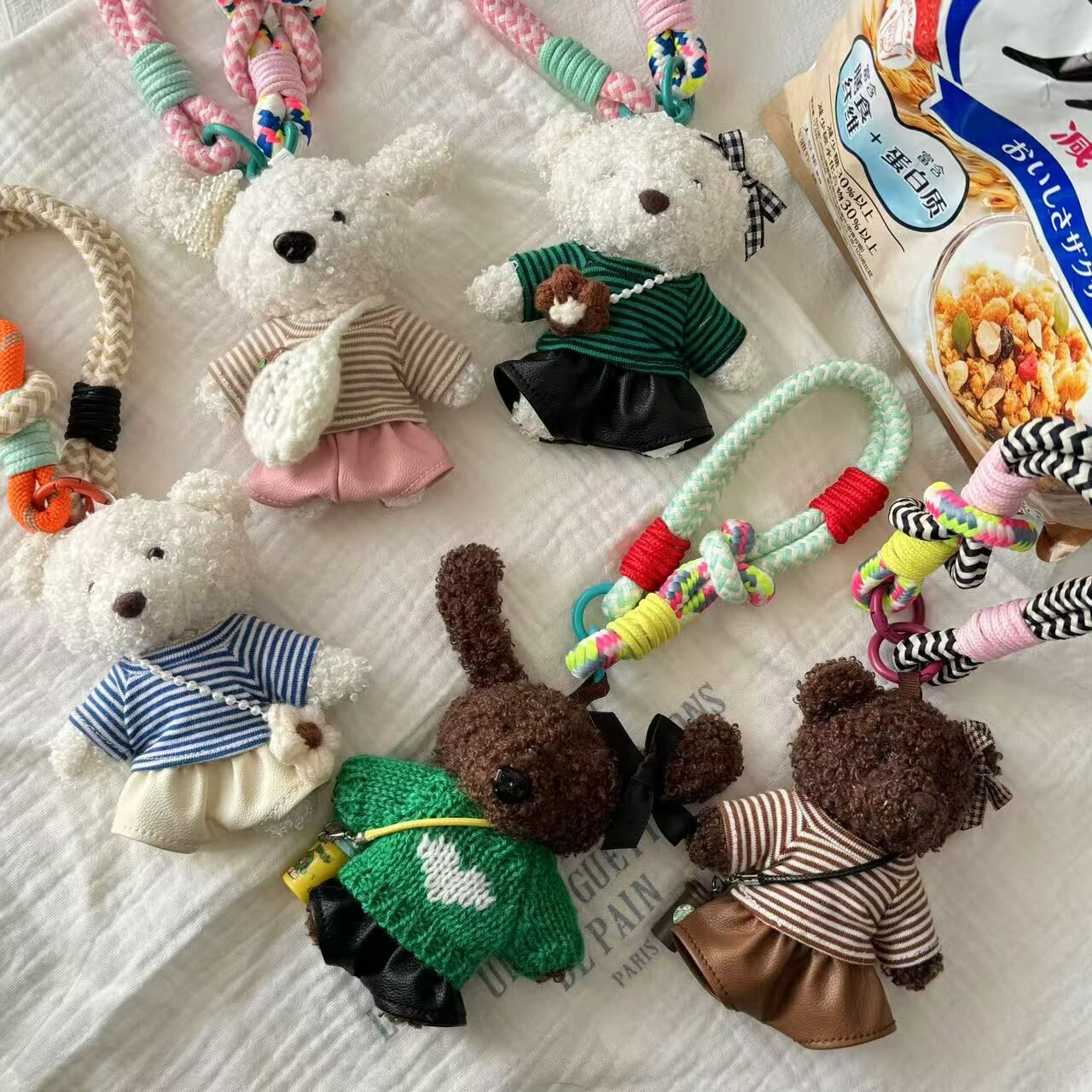 《5554》韓系可愛小兔鑰匙扣