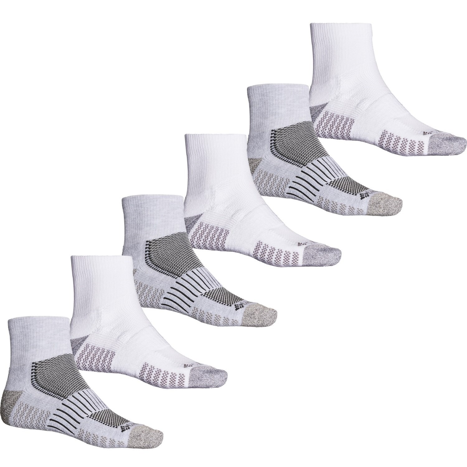 【預購】Columbia G011141 男裝 Columbia Sportswear Half Cushion 運動襪 - 6 雙裝 Quarter Crew 顏色隨機