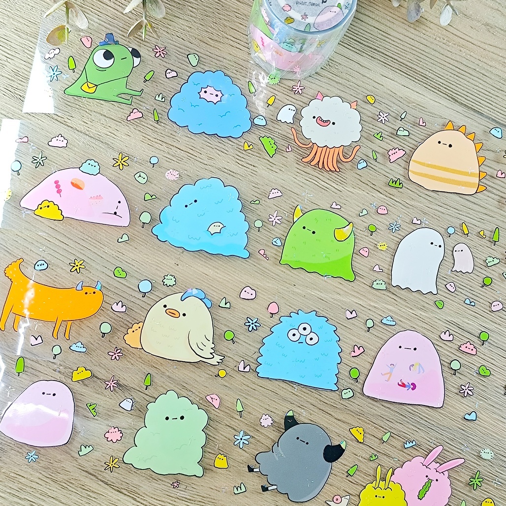 軟爛怪物．軟爛見面會 5cm亮面PET膠帶 <整捲/分裝>