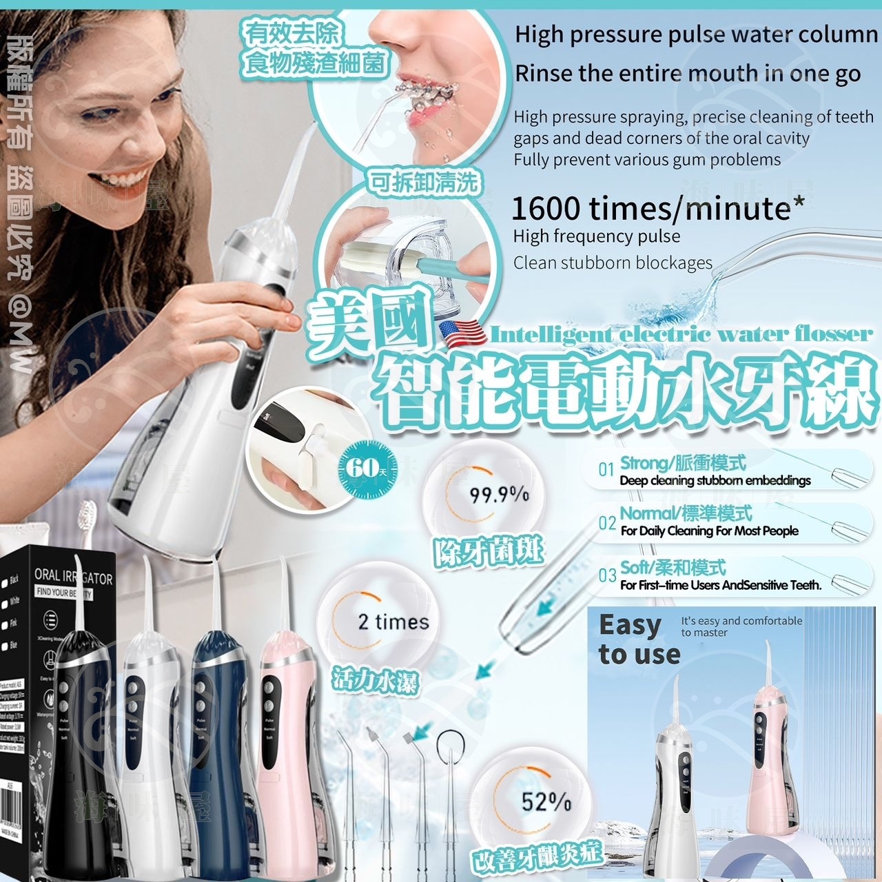 S16881 美國智能電動水牙線