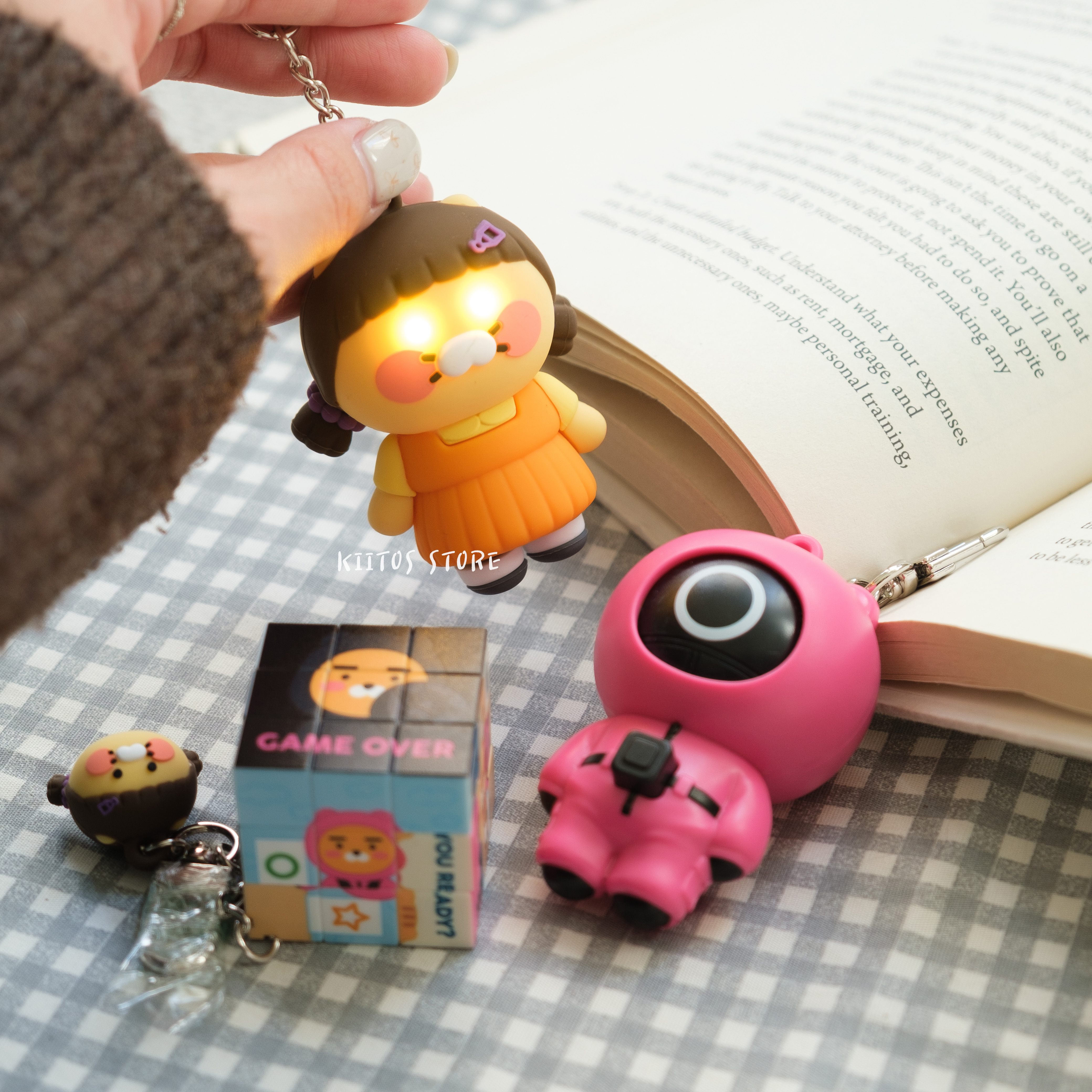 【現貨】Netflix 魷魚遊戲 x Kakao Friends 聯名款 吊飾 萊恩 春植