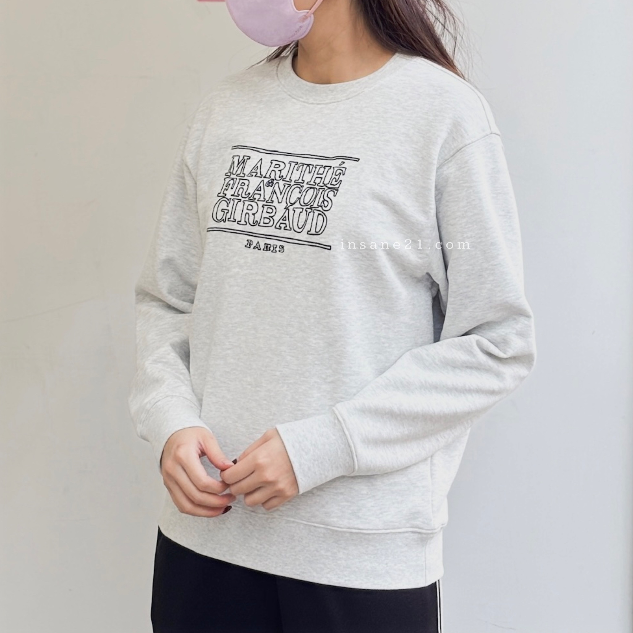 MARITHÉ FRANÇOIS GIRBAUD 大學T 長袖上衣 秋冬 正韓 MFG