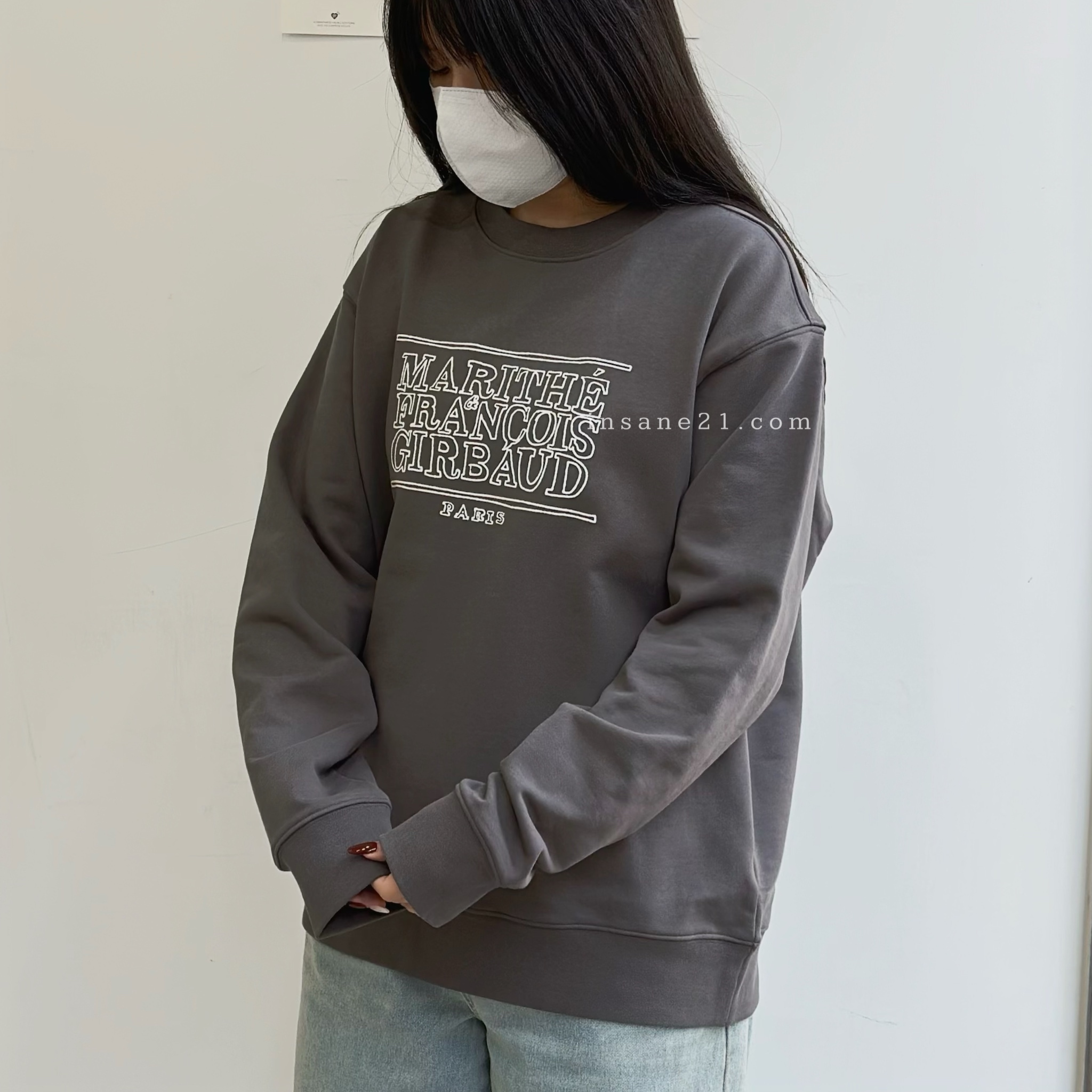 MARITHÉ FRANÇOIS GIRBAUD 大學T 長袖上衣 秋冬 正韓 MFG