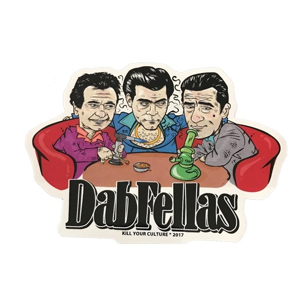 DABFELLAS STICKER 3.5"X5"