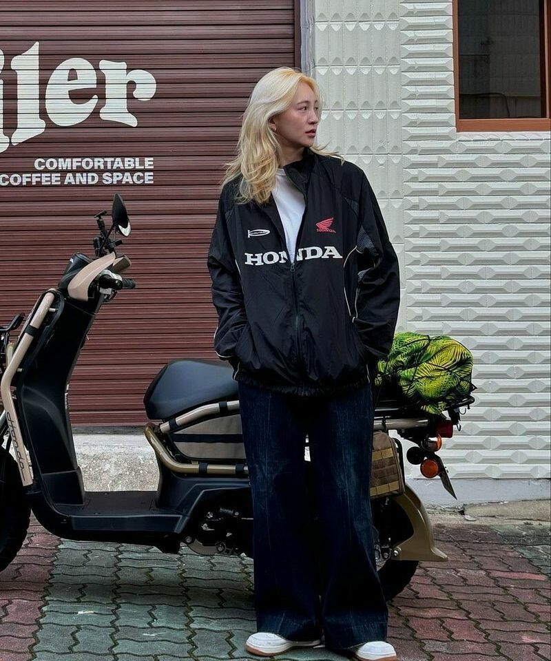 【現貨】PHYPS DEPT x HONDA 復古限定衝鋒風衣 白色 HEF1JK301S