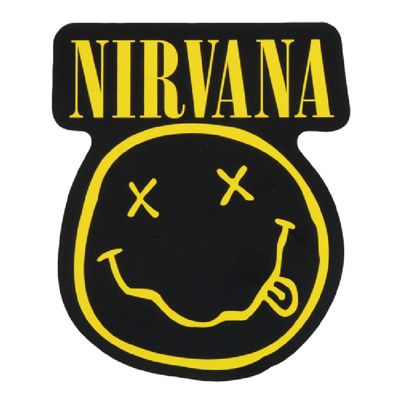 NIRVANA SMILEY STICKER