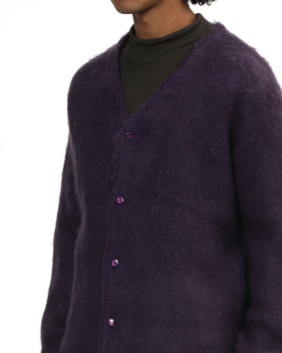 【Focus Store】預購 NEEDLES Solid toned cardigan "Dark Purple" 紫色 開襟衫