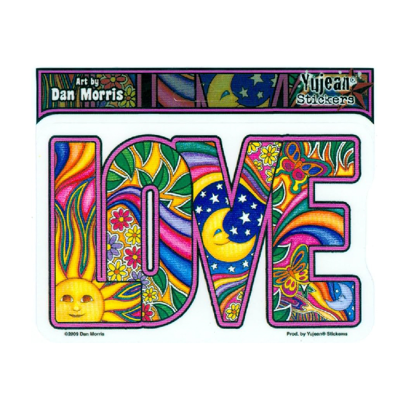 DAN MORRIS LOVE STICKER 