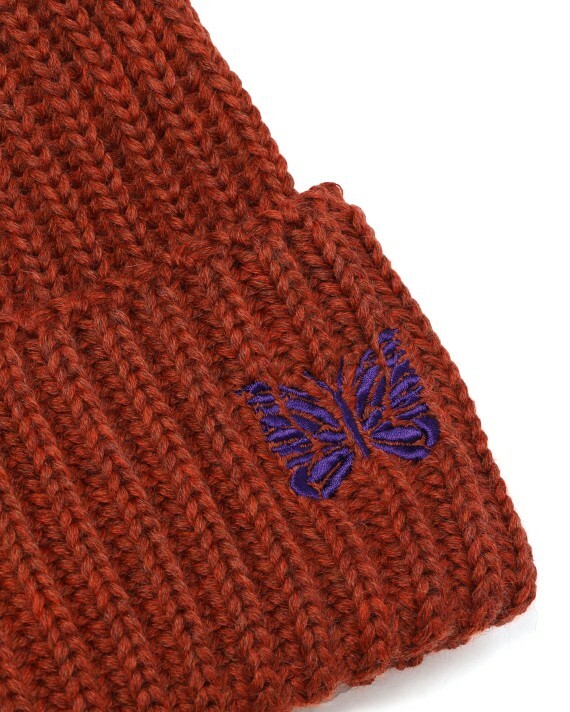 【Focus Store】預購 NEEDLES Knit beanie "Dark Orange" 橘紅色 毛帽