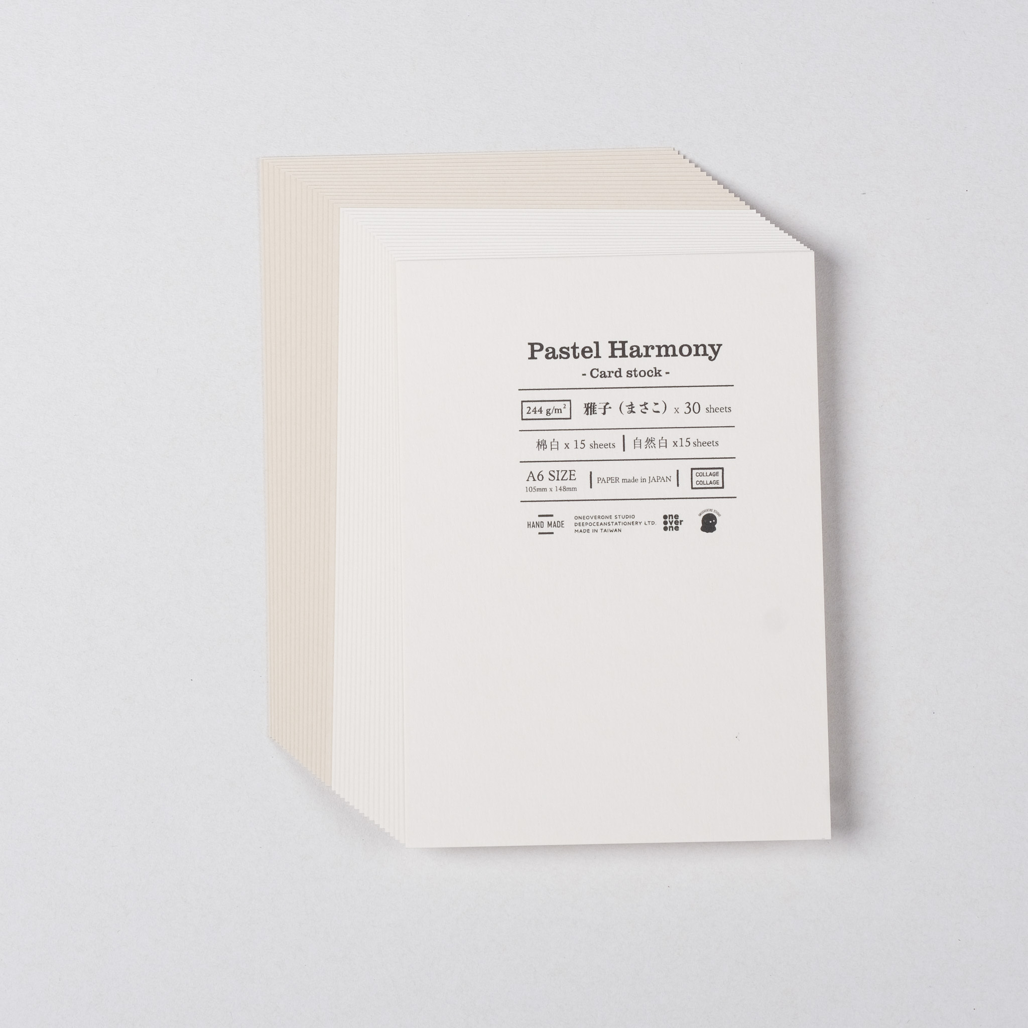 雅子 Pastel Harmony色系 美術紙卡包｜一分之一工作室 臺灣