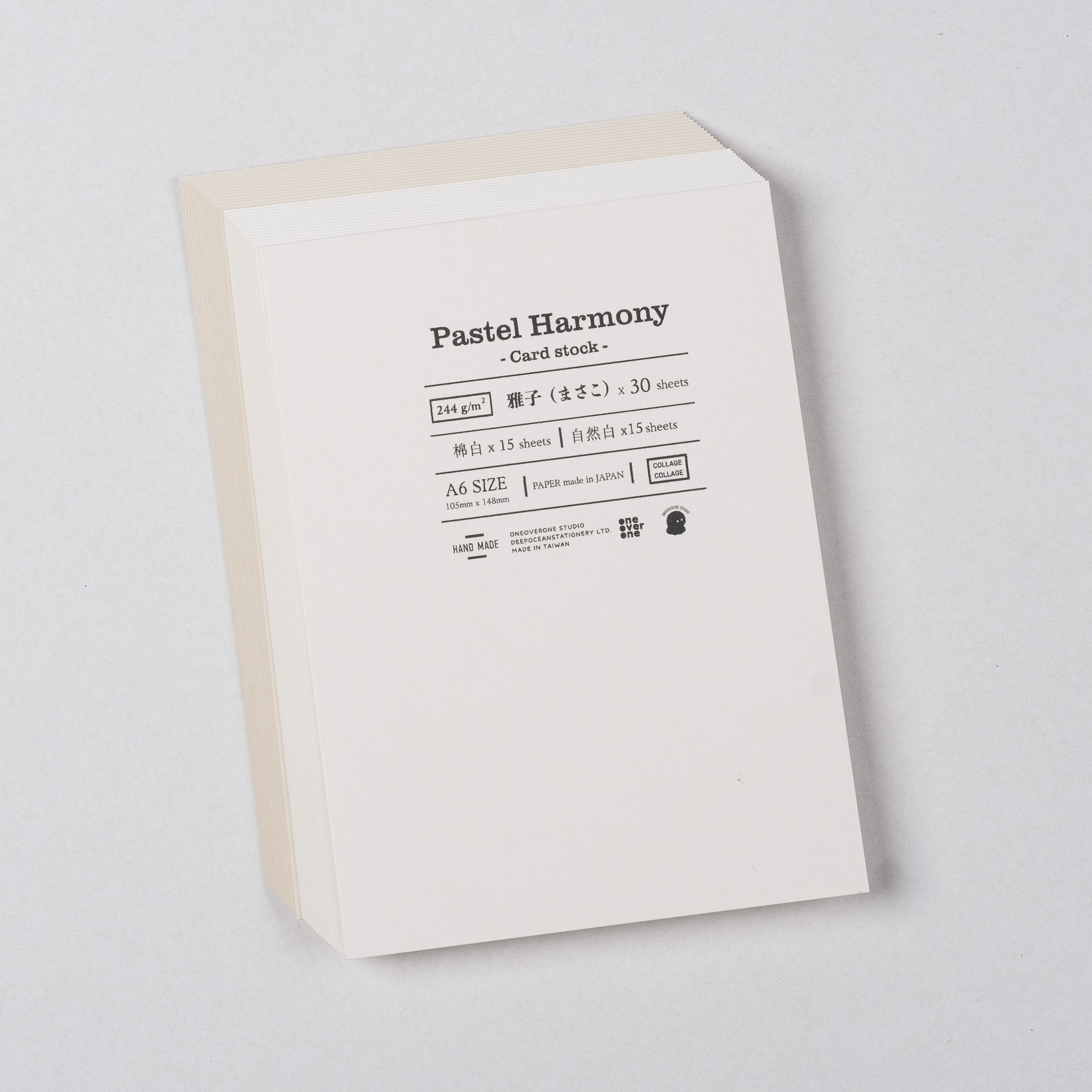 雅子 Pastel Harmony色系 美術紙卡包｜一分之一工作室 臺灣