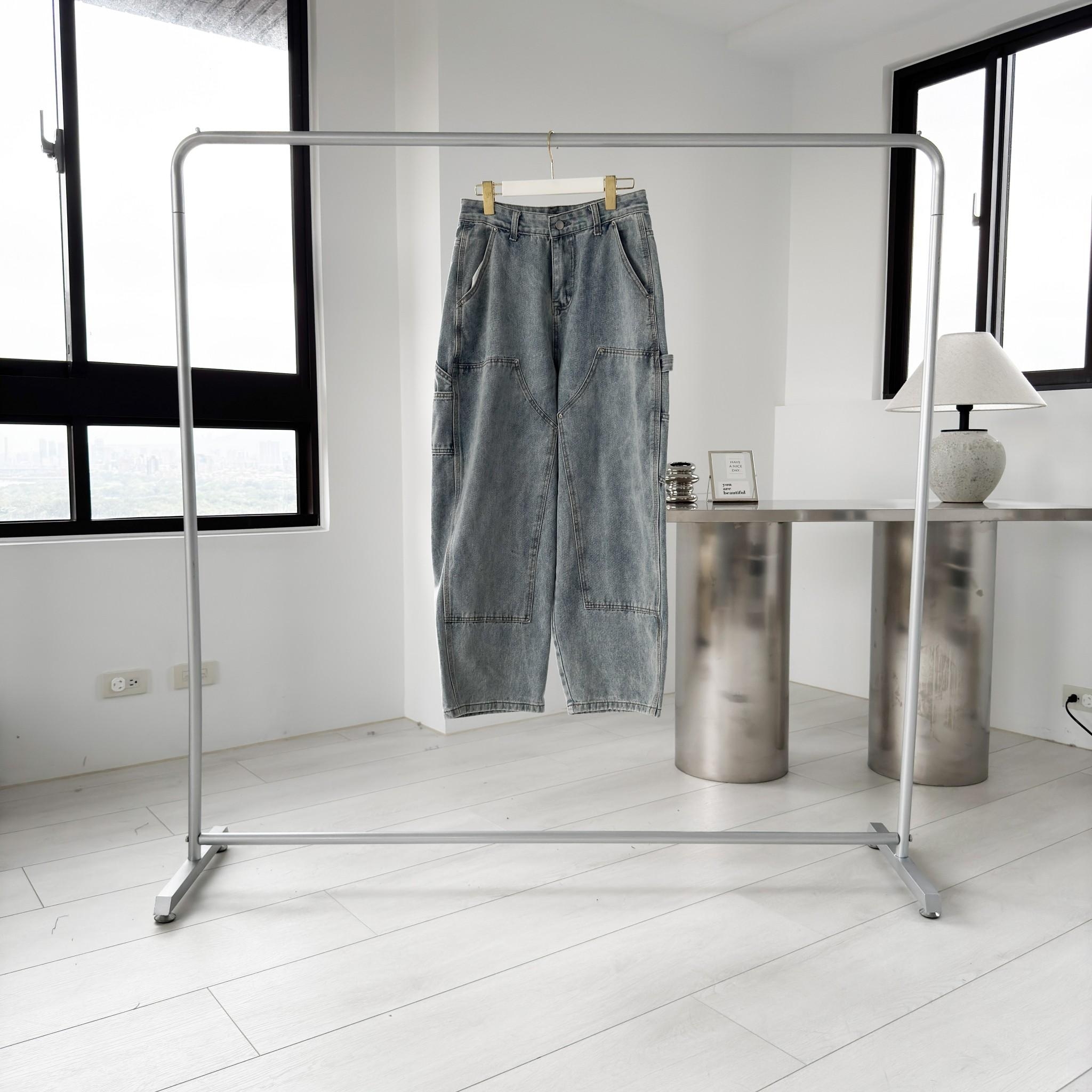 畫家廓型牛仔長褲  80767