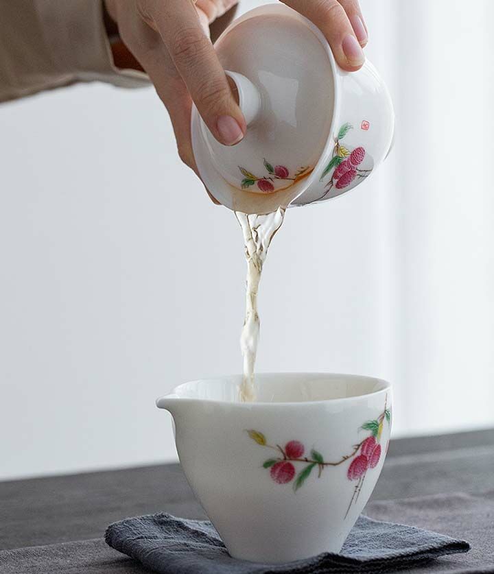 鹿港窯禮品館 │羊脂玉白瓷快客旅行茶具便攜式一壺二杯