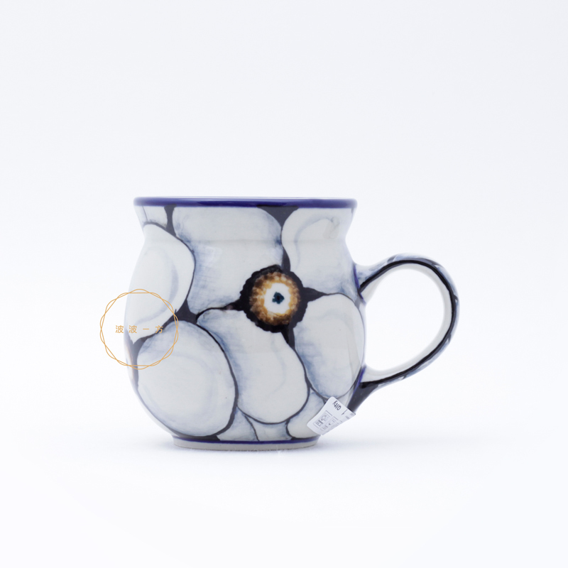 胖胖杯-小 -250ml- 木蘭花-灰藍