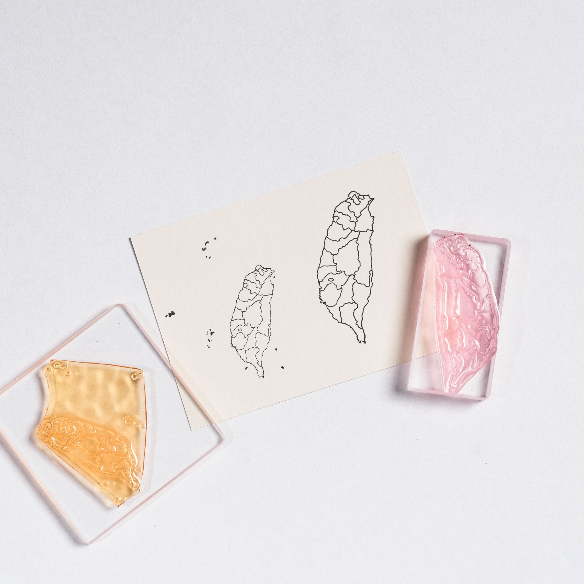 臺灣 含離島 / 本島 膠版印章｜一分之一工作室 臺灣