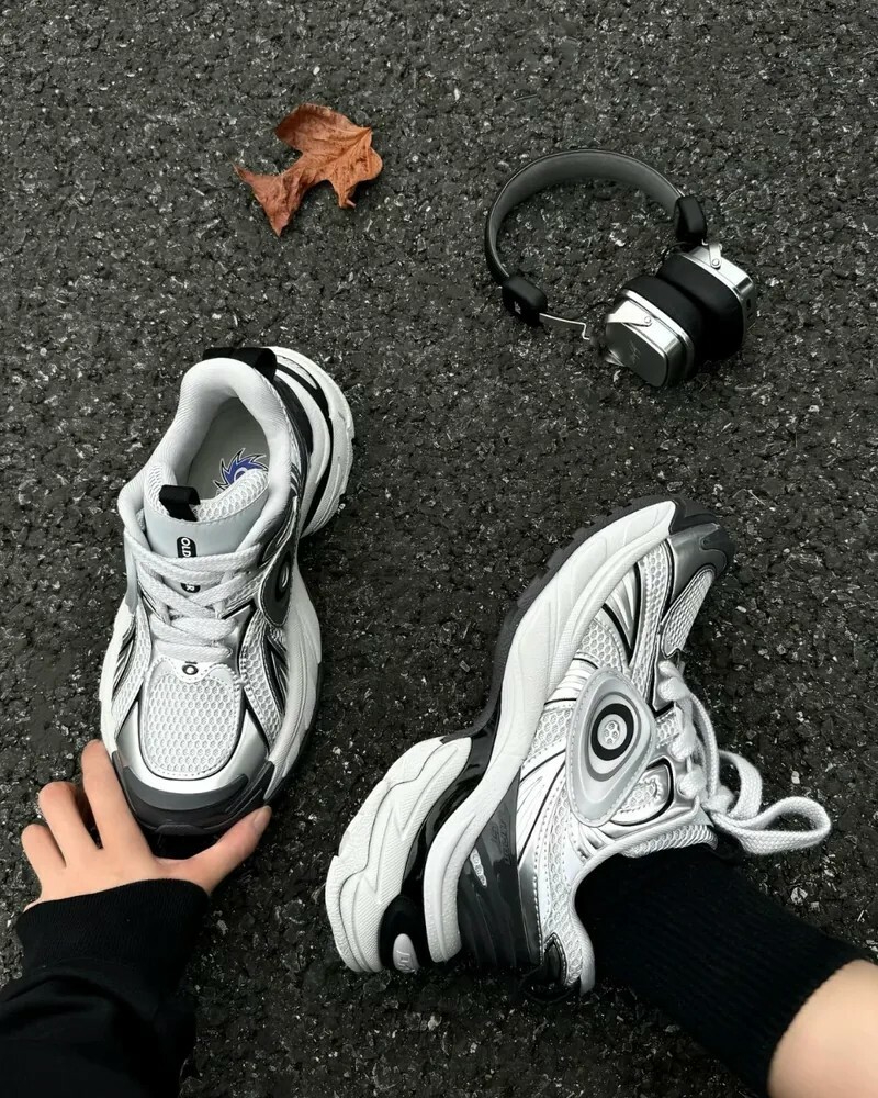 <快速出貨> OLD ORDER Turbo GT 厚底 白銀色 渦輪鞋