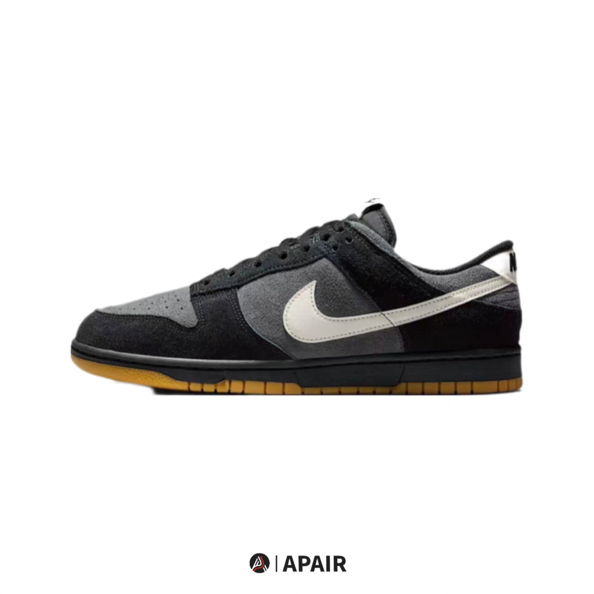 【APAIR】預購 Nike Dunk Low retro SE 男款 黑生膠 黑白灰 焦糖底 HQ1931-001
