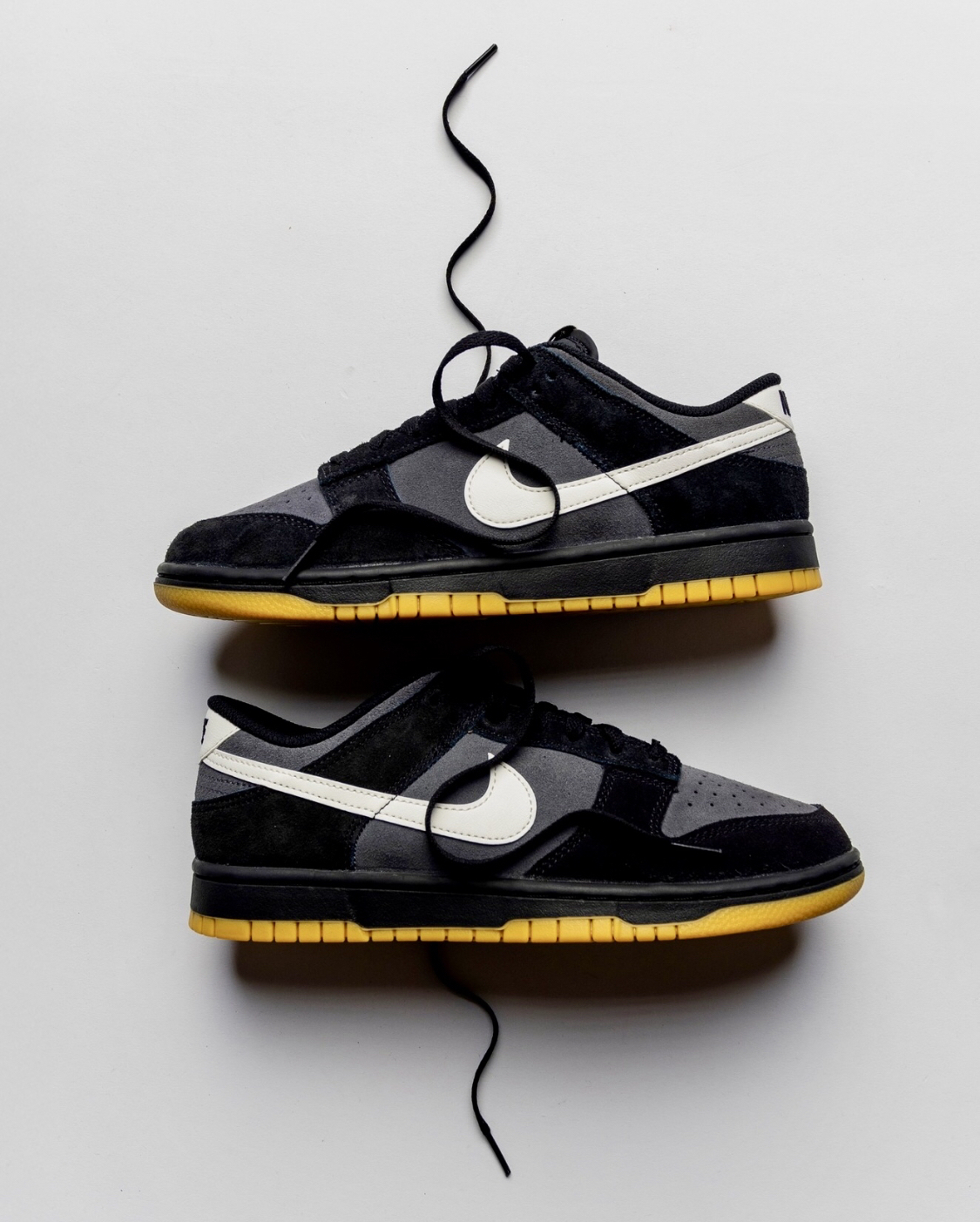 【APAIR】預購 Nike Dunk Low retro SE 男款 黑生膠 黑白灰 焦糖底 HQ1931-001
