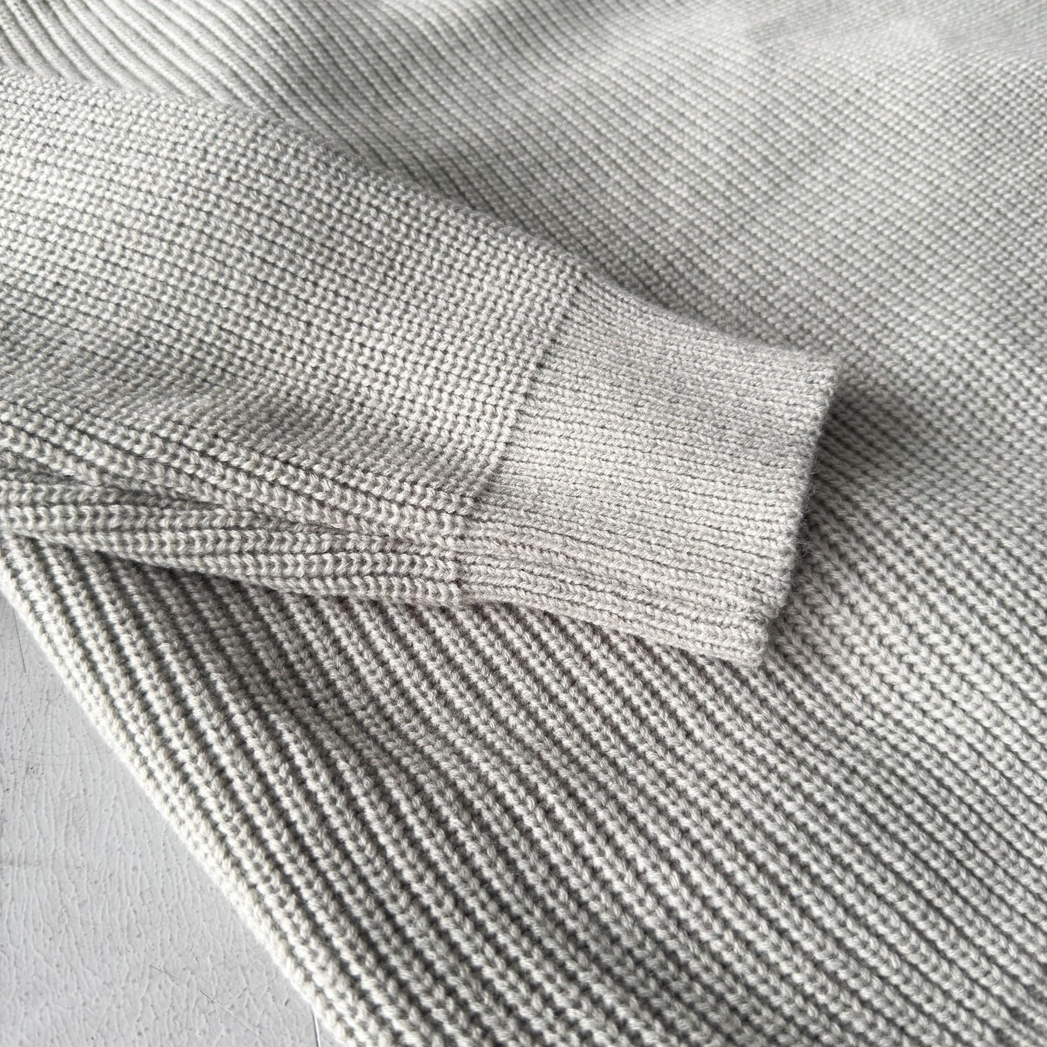 素面半拉鍊針織毛衣 98251