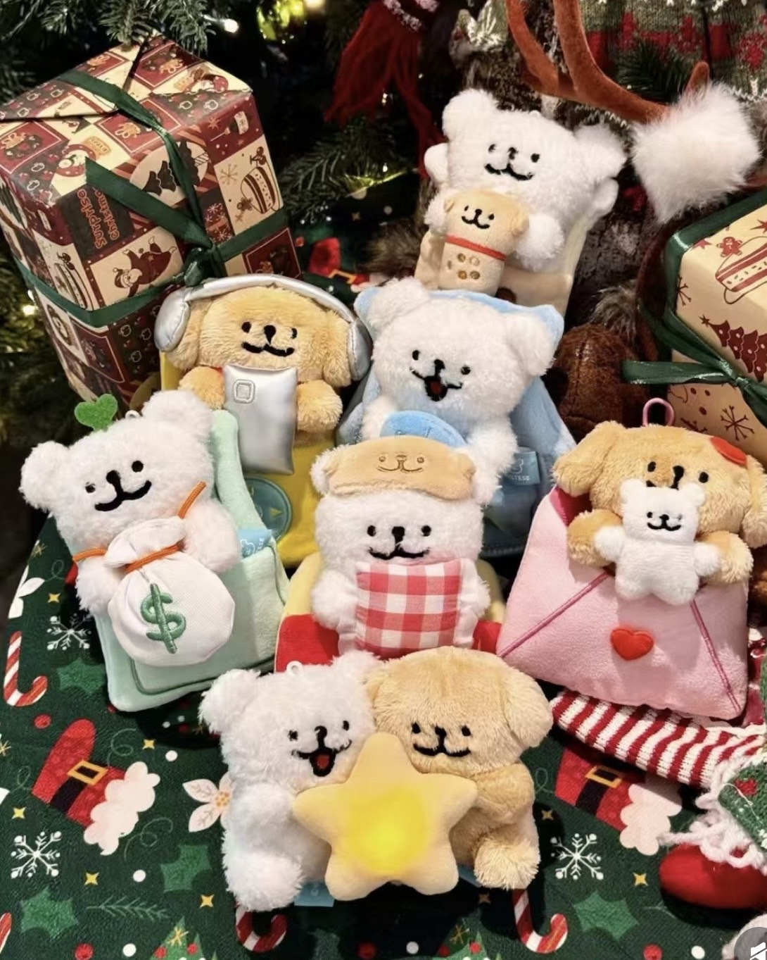 iSNEAKERS | 線條小狗 Maltese 好運兜兜盲盒 吊飾 娃娃 8款