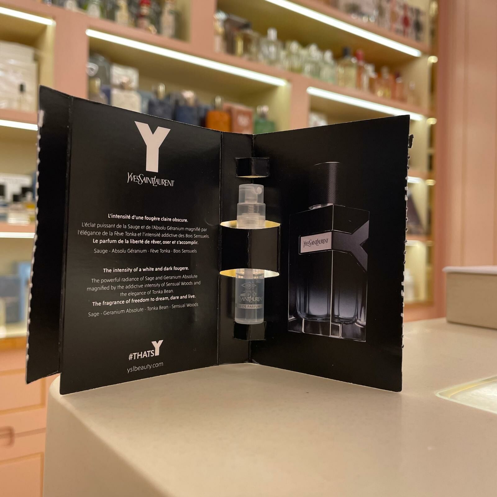YSL Y EDP  聖羅蘭 Y男性淡香精 1.2ml 小瓶